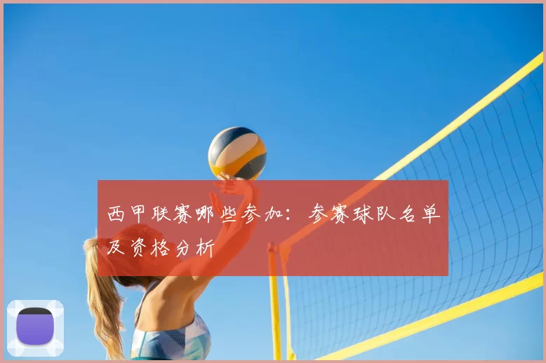 西甲联赛哪些参加：参赛球队名单及资格分析