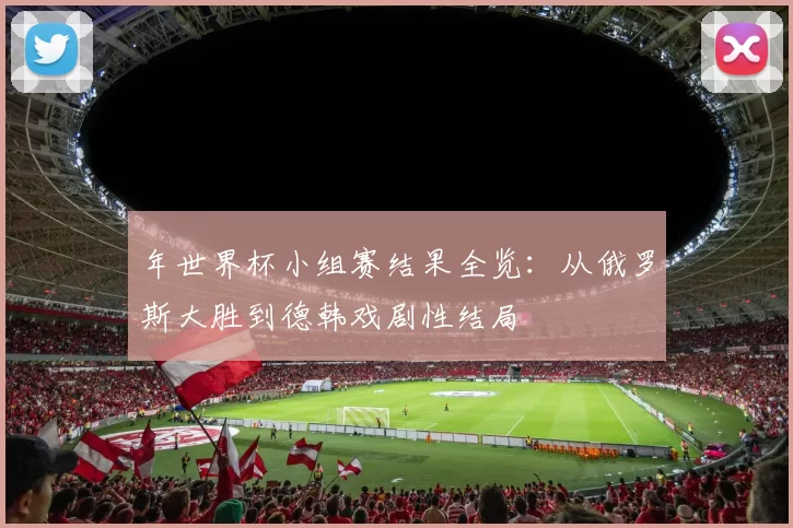 年世界杯小组赛结果全览：从俄罗斯大胜到德韩戏剧性结局